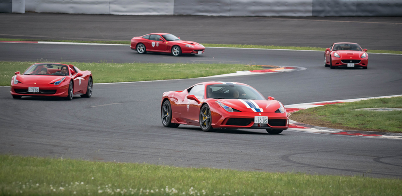 Illustration for article titled This Is How Japan Throws A Ferrari Party